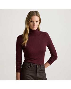 Ralph Lauren Roll Neck Jumper - Red
