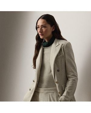 Ralph Lauren Chaqueta Camden De Felpa Con Cachemira - Neutro