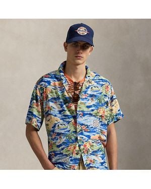 Polo Ralph Lauren Camicia sahariana stampata Classic-Fit - Blu