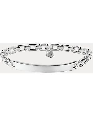 Ralph Lauren Esclava De Plata De Ley Mini - Blanco