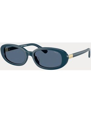 Polo Ralph Lauren Polo Oval Sunglasses - Blue