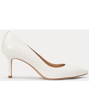 Ralph Lauren Nappalederpumps Lanette - Weiß