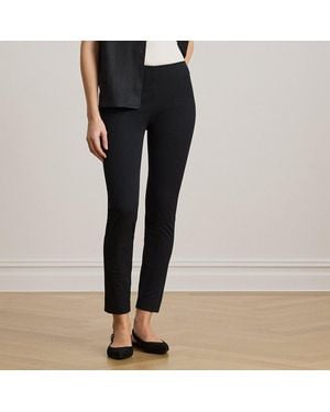 Ralph Lauren Stretch Cotton Skinny Trouser - Black