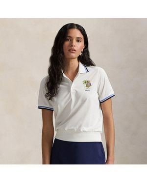 Ralph Lauren Jersey-Poloshirt Mit Polo Bear - Grau