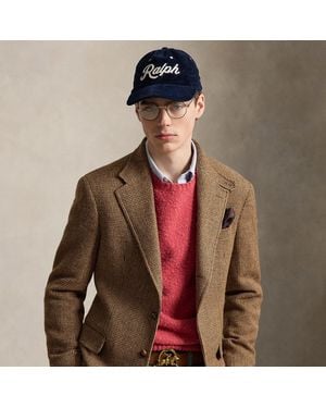 Ralph Lauren Fein Gemustertes Tailored-Fit Polo-Sakko - Braun