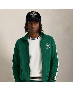 Ralph Lauren Embroidered Terry Track Jacket - Green