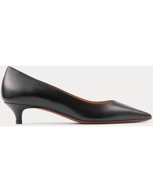 Ralph Lauren Tenney 35 Mm Goatskin Pump - Black