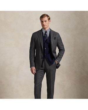 Polo Ralph Lauren Anzug Polo Aus Sharkskin-Wolle - Blau