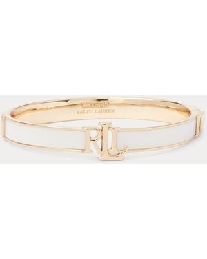 Ralph Lauren Brazalete Dorado Con Logotipo - Neutro