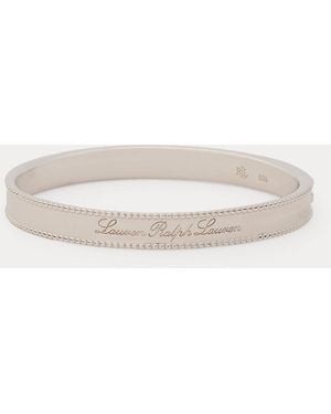 Ralph Lauren Sterling Zilveren Scharnierarmband - Naturel
