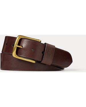 Ralph Lauren Full-Grain Leather Belt - Brown