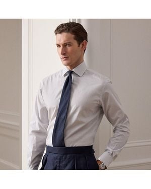 Ralph Lauren Tattersall Poplin Shirt - Grey