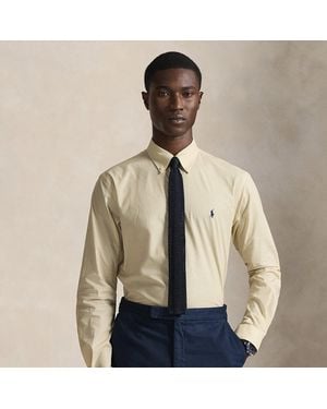 Polo Ralph Lauren Classic Fit Stretch Poplin Shirt - Natural