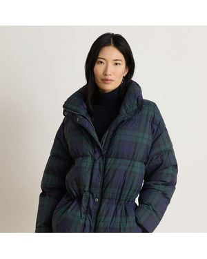 Ralph Lauren Watch Quilted Funnelneck Down Coat - Blue