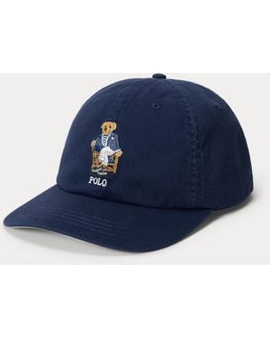 Polo Ralph Lauren Polo Bear Cotton Twill Ball Cap - Blue