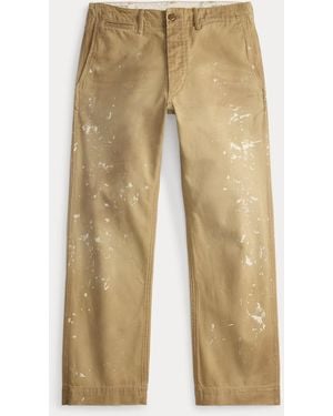 RRL Distressed Chino Field Trouser - Natural