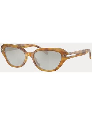 Ralph Lauren Stirrup Cat-Eye Sunglasses - Metallic