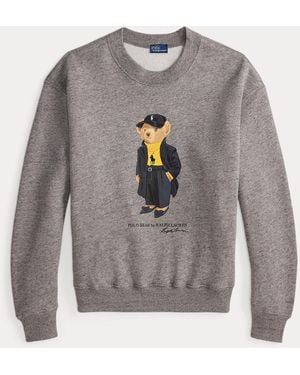 Polo Ralph Lauren Sudadera De Felpa Con Polo Bear - Gris