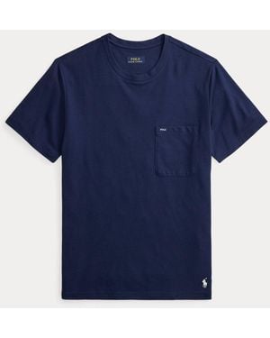 Ralph Lauren Featherweight Mesh Sleep Shirt - Blue