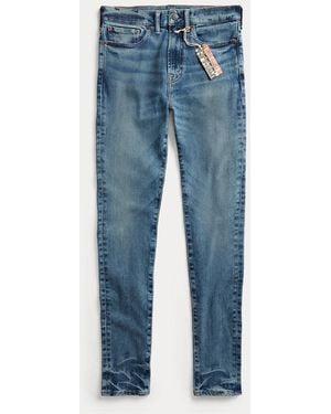 RRL Stretch High Skinny Fit Jean - Blue