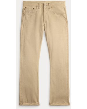 RRL Jeans Slim Boot Con Orillo - Neutro