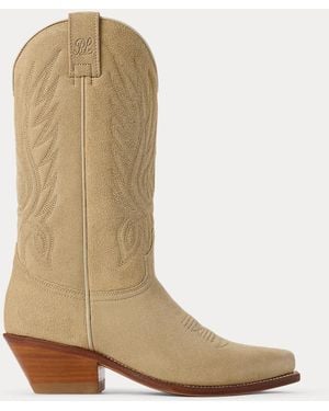 Ralph Lauren Stivali da cowboy Chilton 40 mm - Neutro
