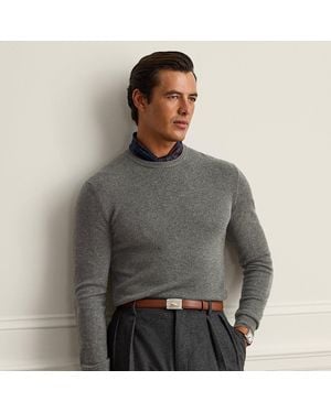 Ralph Lauren Cashmere Crewneck Jumper - Grey
