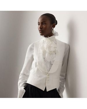 Ralph Lauren Zeke Cotton Piqué Waistcoat - White