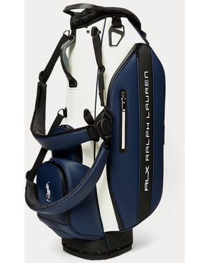 Ralph Lauren Embroidered Logo Golf Stand Bag - Blue
