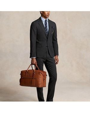 Ralph Lauren Pebbled Leather Duffel - Black