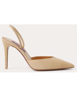 Ralph Lauren Zapato Marcy De Ante Con Tacón De 95 Mm - Neutro