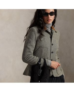 Polo Ralph Lauren Kleine Wildleder-Tragetasche Polo Play - Grau