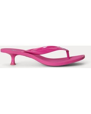 Polo Ralph Lauren Polo Play Kitten Heel Thong Sandal - Pink