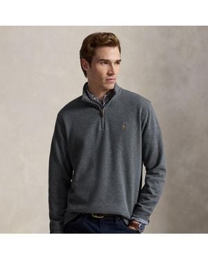 Polo Ralph Lauren Estate-Rib Quarter-Zip Pullover - Grey