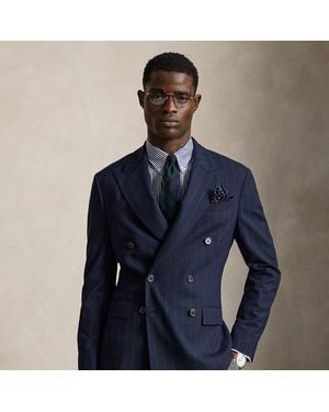 Polo Ralph Lauren Polo Modern Fit Striped Twill Blazer - Blue