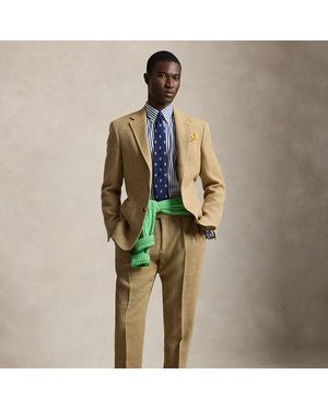 Polo Ralph Lauren Summer Tweed Suit Trouser - Natural