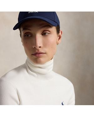 Ralph Lauren Embroidered Logo Ball Cap - Blue