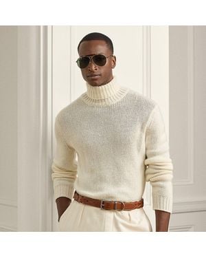 Ralph Lauren Rollkragenpullover Aus Kaschmir - Weiß
