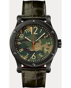 Ralph Lauren Chronomètre 45 Mm Acier - Multicolore