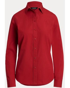 Ralph Lauren Federleichtes Baumwollhemd - Rot