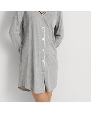 Ralph Lauren Camicia da notte in jersey - Grigio