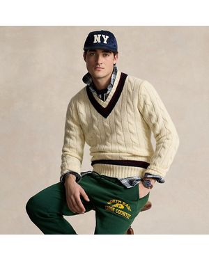 Ralph Lauren The Iconic Cricket Jumper - Green