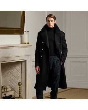 Ralph Lauren Hand-tailored Wool-cashmere Topcoat - Black