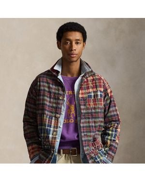 Polo Ralph Lauren Patchwork Madras Overshirt - Brown