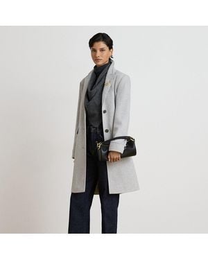 Ralph Lauren Abrigo De Espiguilla - Negro