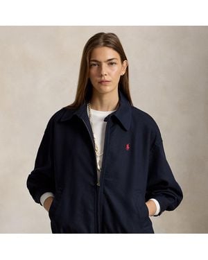 Polo Ralph Lauren Oversize Cotton Windbreaker - Blue