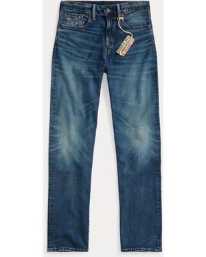 RRL Straight Leg Fit Thompson Jean - Blue