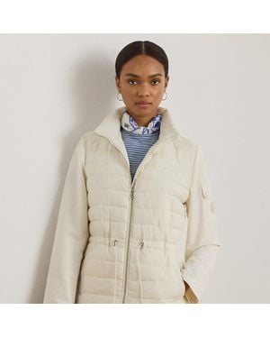 Ralph Lauren Quilted Funnelneck Puffer Jacket - White