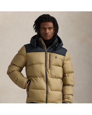 Ralph Lauren The Gorham Colour-Blocked Down Jacket - Green