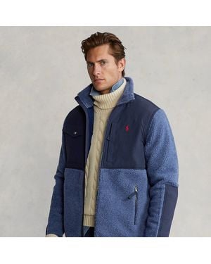 Polo Ralph Lauren Colour-Blocked Hybrid Jacket - Blue